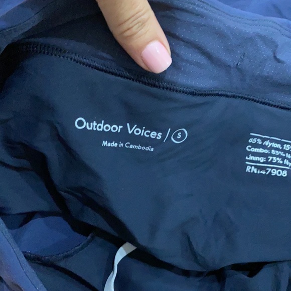 OUTDOOR VOICES Mens Ready Set LightSpeed Running Shorts Navy Blue size Small - Picture 6 of 6